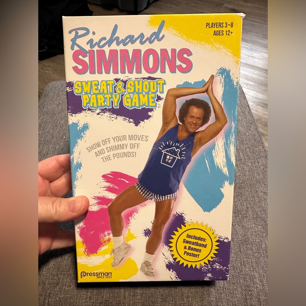 Richard Simmons Sweat and Shout Party Game New